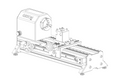 3D printed DIY mini lathe. blue prints + stl files