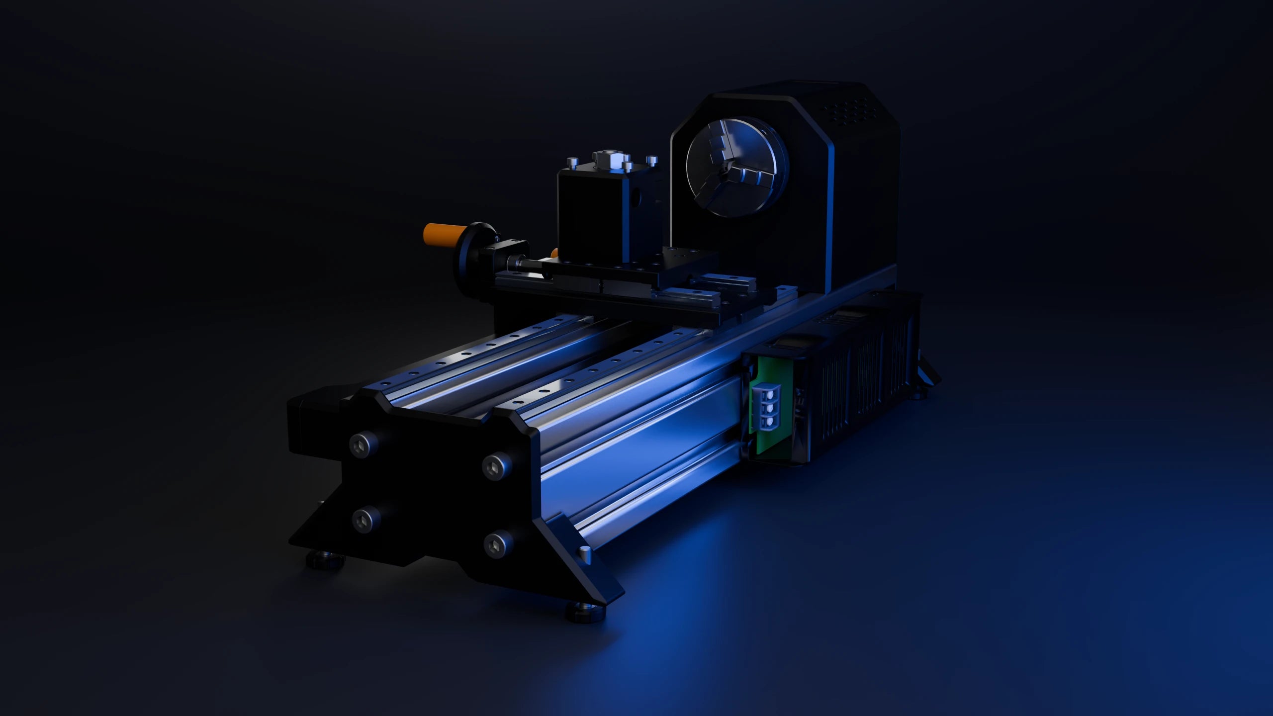 3D Printed Mini Lathe (Build Guide + STL)